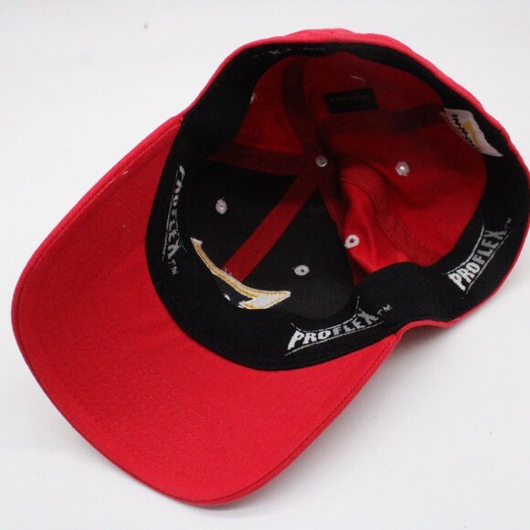 In N Out Burger Baseball Cap Red Embroidered Hat Adult Flex Fitted Large/XL - Picture 7 of 7
